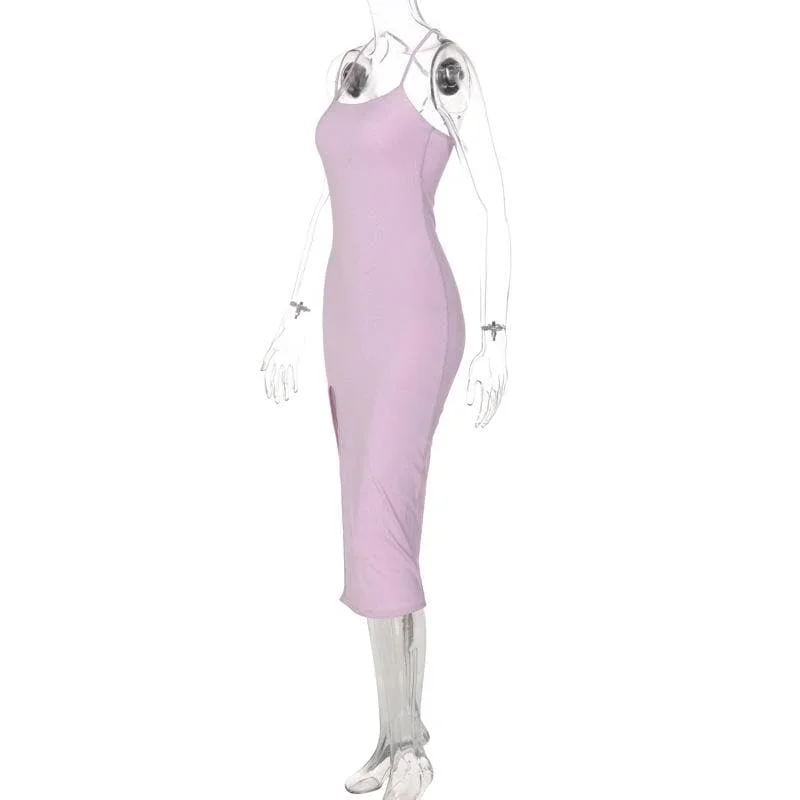cross-back-solid-slit-backless-sleeveless-midi-dress cross-back-solid-slit-backless-sleeveless-midi-dress
