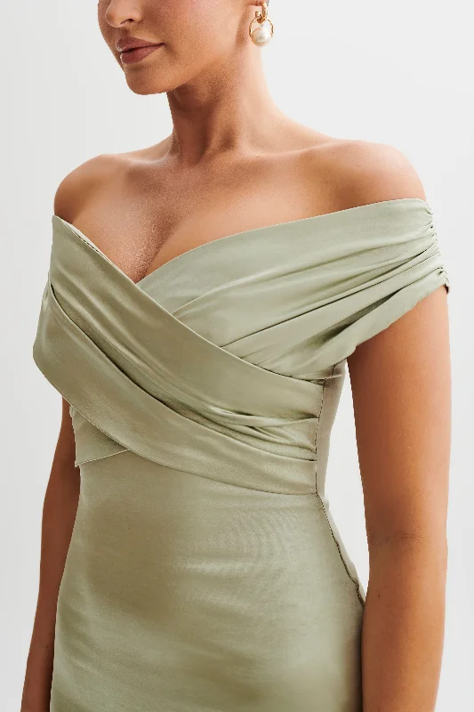 harley-off-shoulder-satin-maxi-dress-sage harley-off-shoulder-satin-maxi-dress-sage
