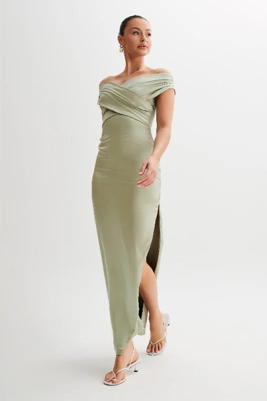 harley-off-shoulder-satin-maxi-dress-sage harley-off-shoulder-satin-maxi-dress-sage