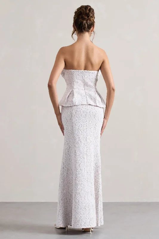 kaleido-white-lace-strapless-ruffled-split-maxi-dress-cl133321005