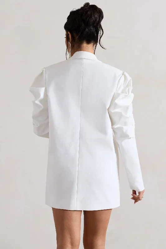 metropolitan-white-cotton-oversized-blazer-mini-dress-with-puff-sleeves-cl132361005 metropolitan-white-cotton-oversized-blazer-mini-dress-with-puff-sleeves-cl132361005