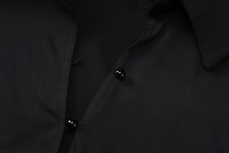 turnover-collar-button-flared-sleeve-ruffle-mini-skirt-set turnover-collar-button-flared-sleeve-ruffle-mini-skirt-set