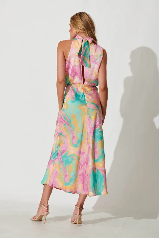 visions-maxi-dress-in-pink-with-aqua-watercolour-satin